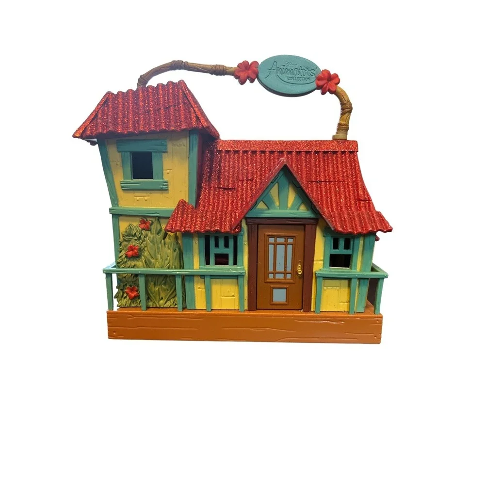 2 Disney Animators Collection Littles Aurora Cottage & Lilo & Stitch Playset‎
